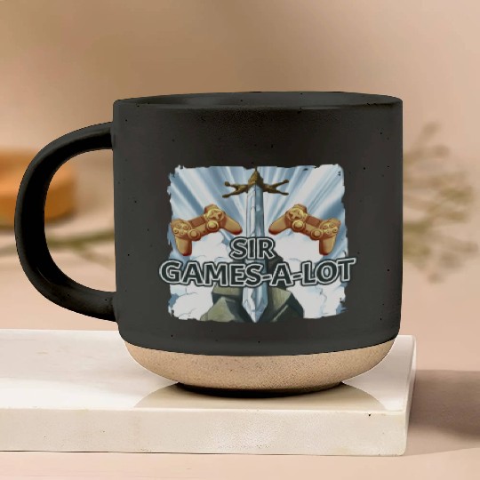 Gamesalot Gamer Controller Gaming Camelot Sword Pottery Mugs