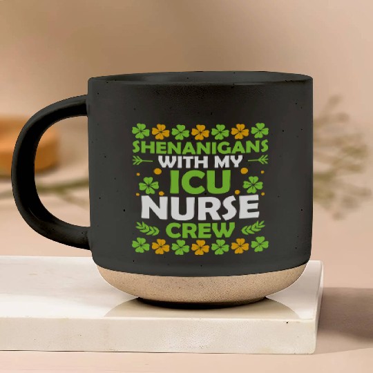 Shenanigans With My ICU Nurse Crew Saint Pottery Mugs