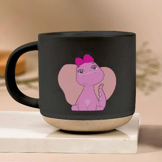 cute dinosaur Pottery Mugs