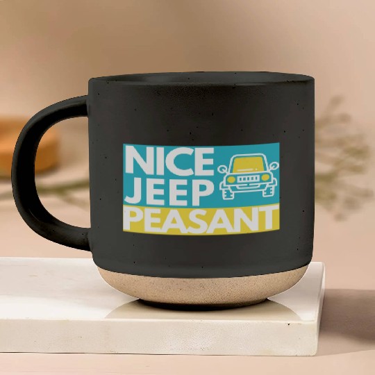 Nice Jeep Peasant Pottery Mugs