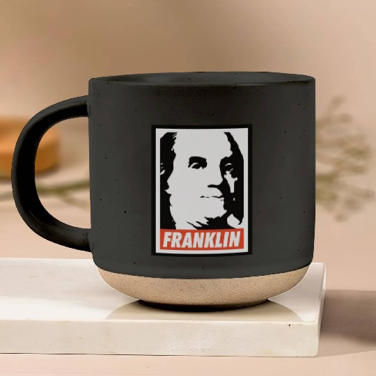 Benjamin Franklin Pottery Mugs