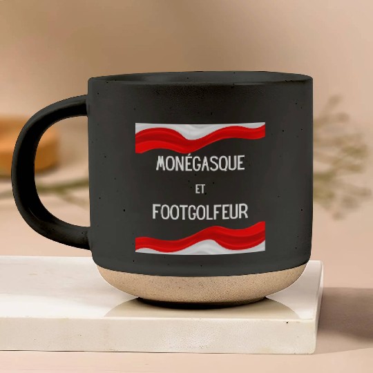 Monegasque et footgolfeur Pottery Mugs