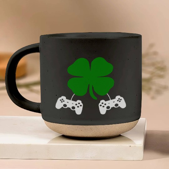 Irish Gamer St Patricks Day Gift Pottery Mugs
