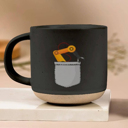 Robot Robotics Engineer Pocket Pottery Mugs