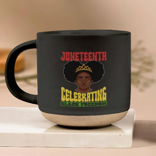 Juneteenth Celebrating Black Freedom 1865 African Pottery Mugs