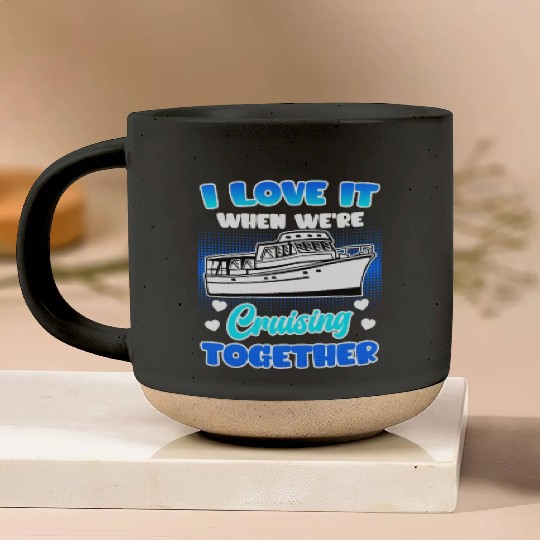 Cruising together cruise ship holiday spring break Pottery Mugs