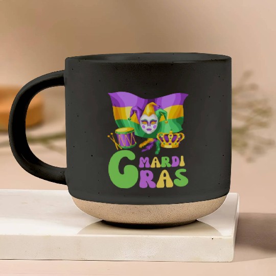 Happy Mardi Gras 2023 Funny Mardi Gras X Pottery Mugs