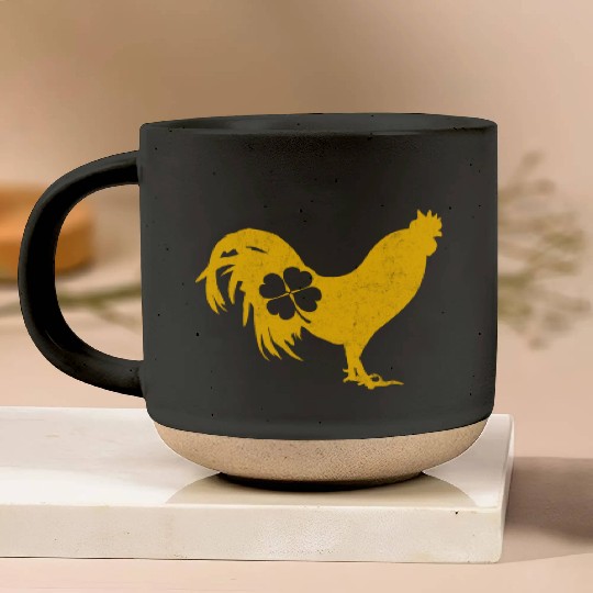 Shenanigans Shamrock St. Patrick's Day Pottery Mugs