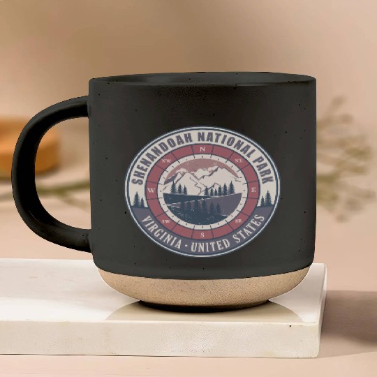 Shenandoah National Park Virginia US Hiking Pottery Mugs