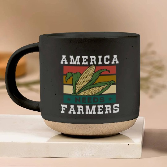 America Needs Farmers Pottery Mugs
