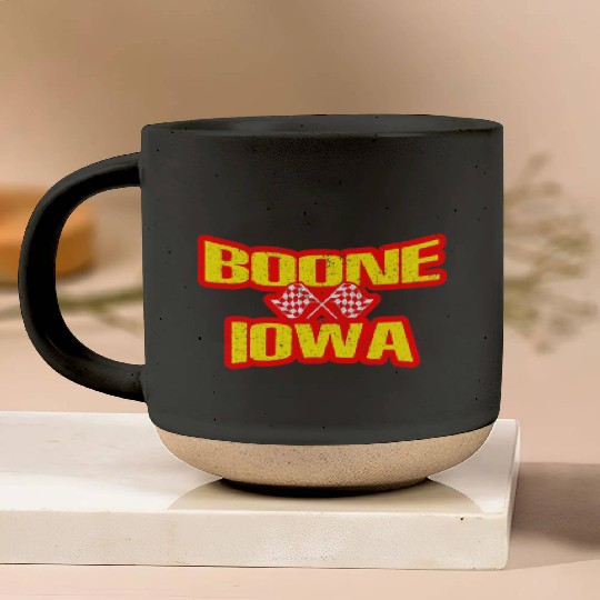 Boone Iowa IA Midwest Hobby Stock Modified Race Ca Pottery Mugs