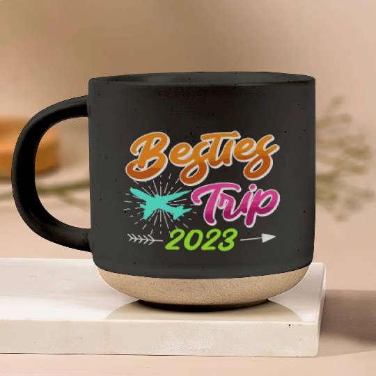 Besties Trip 2023 Vacation Friends Spring Break Pottery Mugs