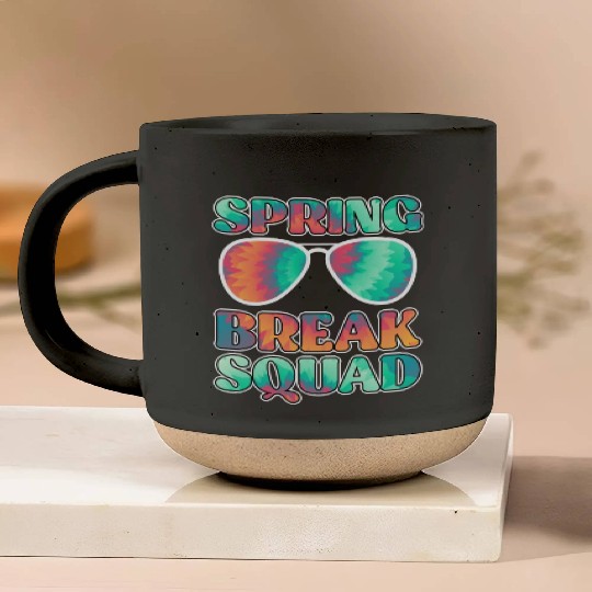 Spring Break Squad Summer Vacation Spring Break Pottery Mugs