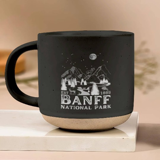 Banff National Park 1885 Pottery Mugs