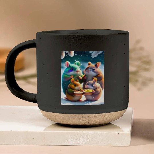 Cute Totoro Pottery Mugs