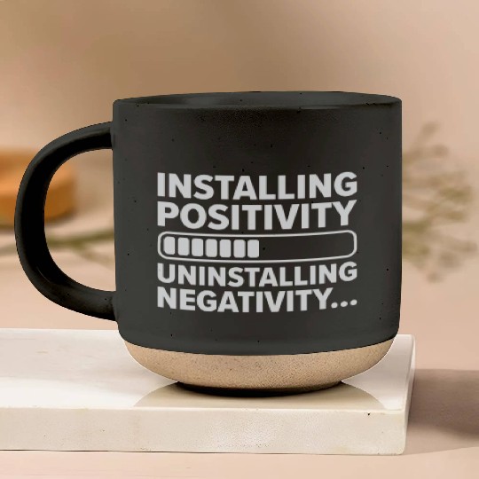 Installing Optimistic People Happiness Positive Pottery Mugs