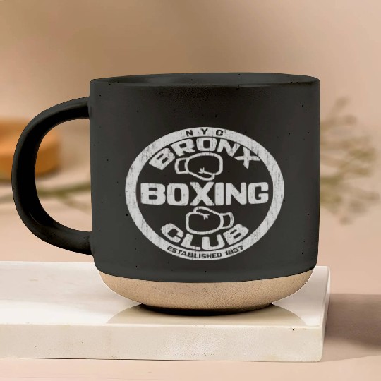 Bronx Boxing Club Squared Circle Distressed Pottery Mugs
