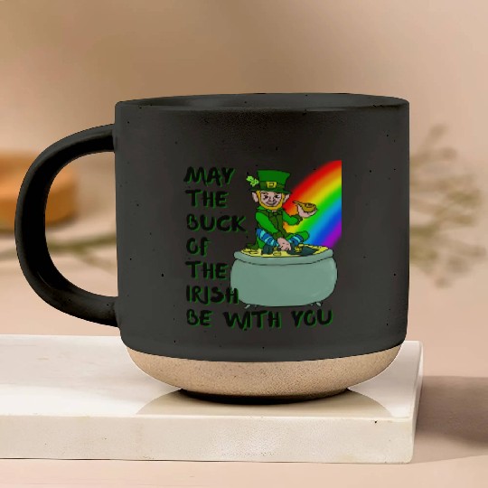 Luck of the Irish Pottery Mugs