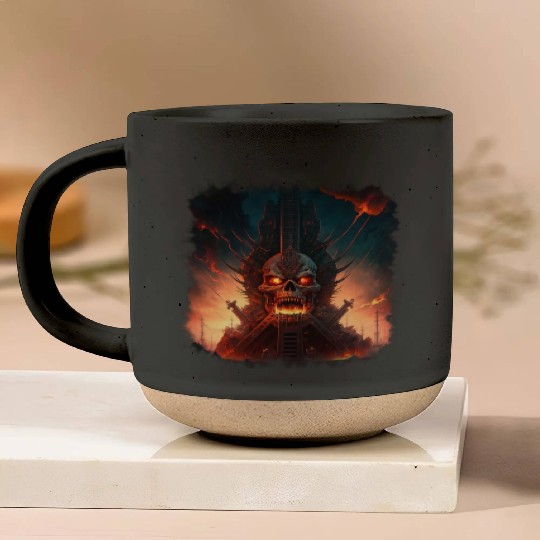 Freaking out Heavy Metal Pottery Mugs