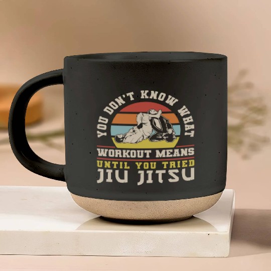 Brazilian Jiu Jitsu MMA Bjj Hugger Pottery Mugs