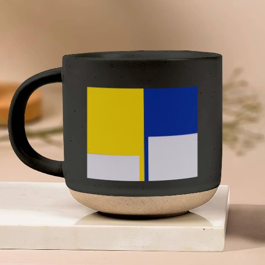 ukranian colors Pottery Mugs