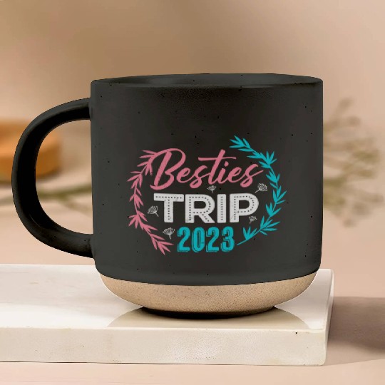 Besties Trip 2023 Summer Vacation Spring Break Pottery Mugs