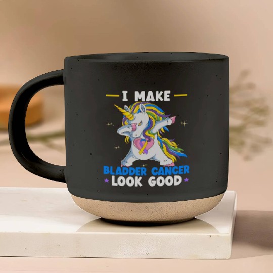 Bladder Cancer Warrior Bladder Cancer Awareness Pottery Mugs