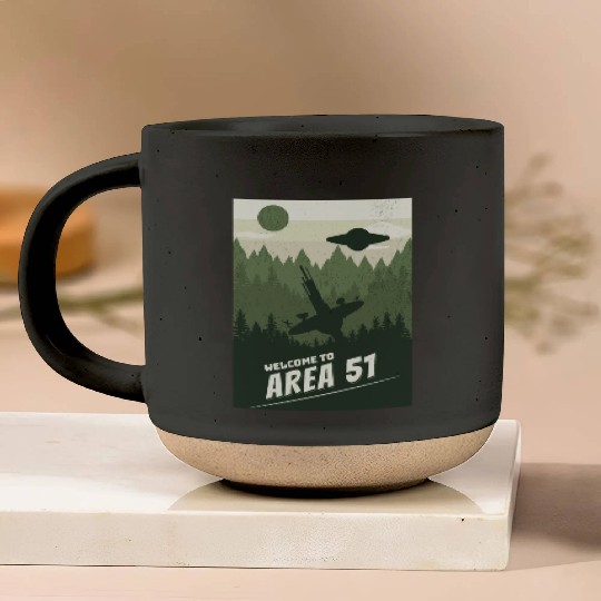 Welcome To area 51 Pottery Mugs
