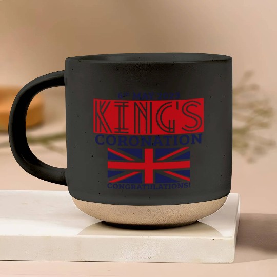King’s Coronation, 6th May 2023 Congratulations, R Pottery Mugs