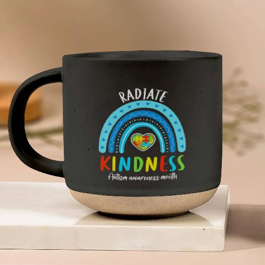 Autism Awareness Special Teacher Radiate Kindness Pottery Mugs