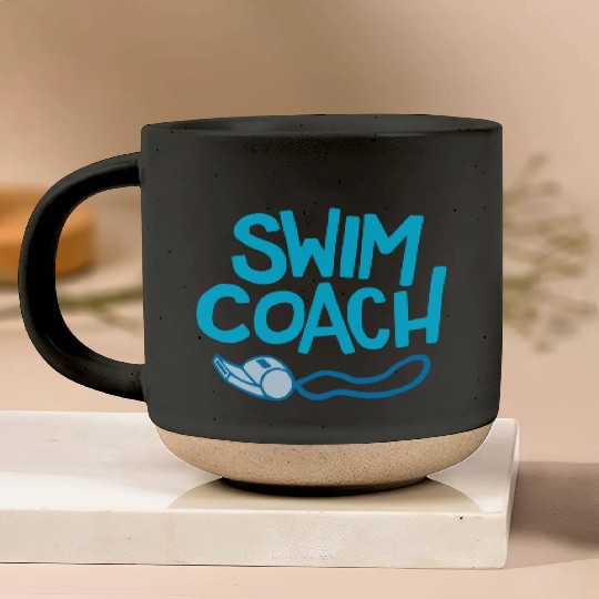 Swim Coach Swimming Pottery Mugs
