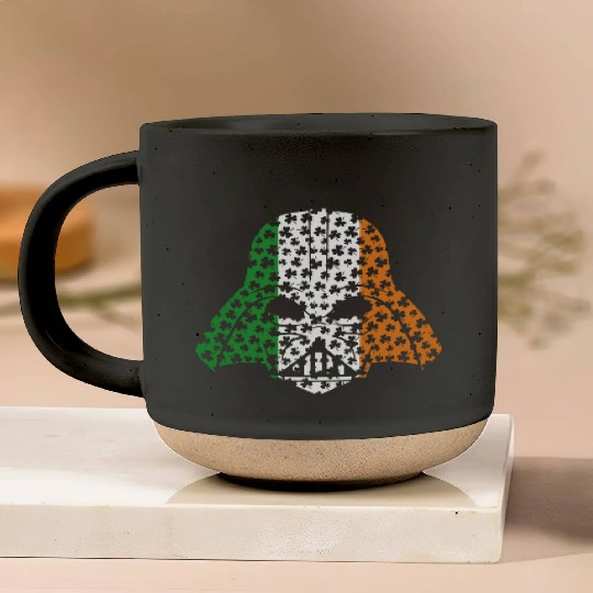 Darth Vader Saint Patricks Day Pottery Mugs