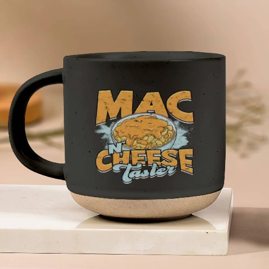 Mac N' Cheese Taster Pasta Food Macaroni Pottery Mugs