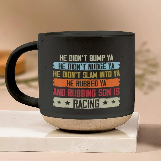 Funny Dirt Track Racing Sprint Car Speedway Racer Pottery Mugs