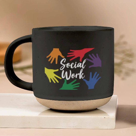 Social Work Worker Graduation Job Pottery Mugs