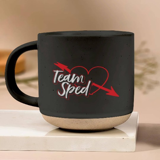 Team Sped Teacher Awareness Special Education Pottery Mugs
