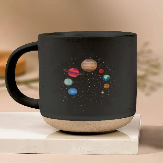 Earth Lover Celestial Body Fan Funny Galaxy Explo Pottery Mugs