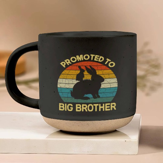 Promoted to big brother bunny Gift, baby Rabbit Pottery Mugs