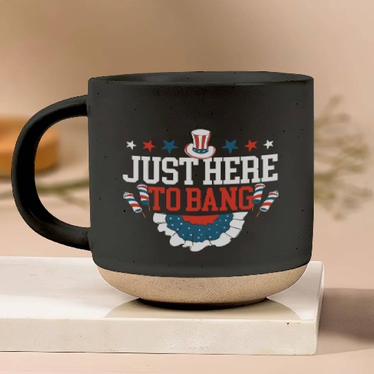 Patriotic America USA Flag 4th Of July American Pottery Mugs