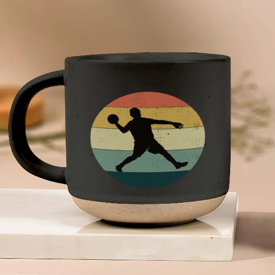 Dodgeball Player Coach Team Sports Vintage Retro Pottery Mugs