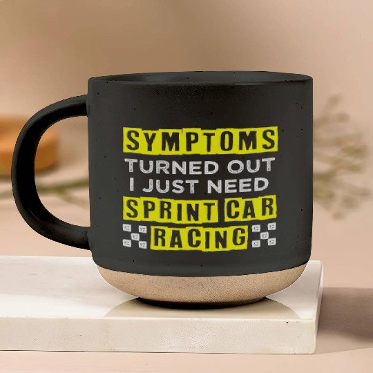 Sprint Car Racing, sprint car, dirt track racers Pottery Mugs