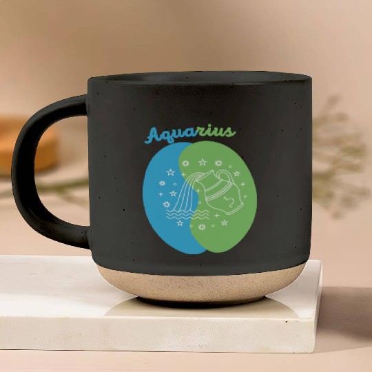 Aquarius: Embrace Your Unique Vision with Minimali Pottery Mugs