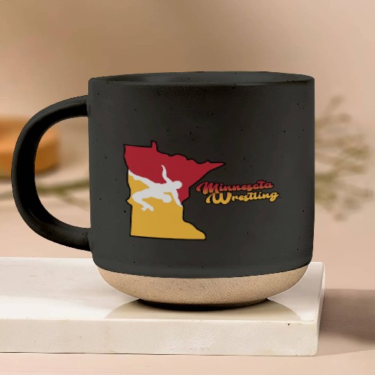 Minnesota Wrestling Pottery Mugs