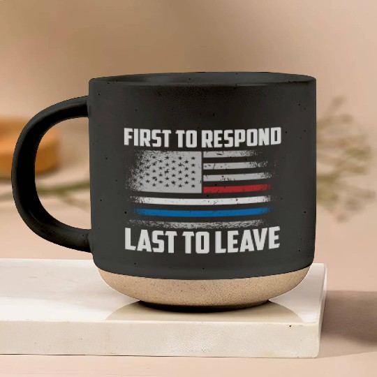 Dispatcher Us Flag Pottery Mugs