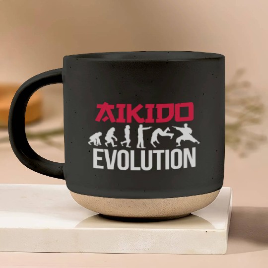 Aikido Evolution Pottery Mugs