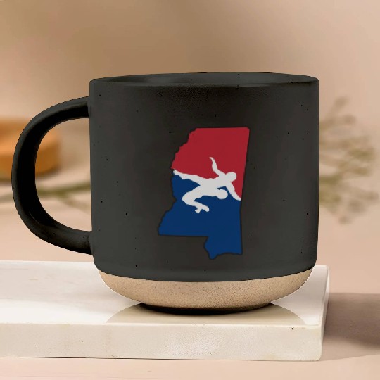 Mississippi Wrestling Pottery Mugs