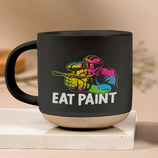 Paintball Paint Gun Paintball Player Paintballer Pottery Mugs