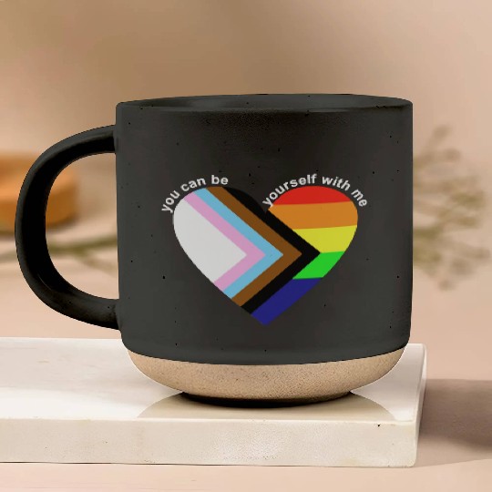 You Can Be Yourself With Me Pottery Mugs
