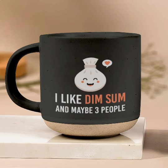 i like dim sum and maybe 3 people Yum Cha Dumpling Pottery Mugs