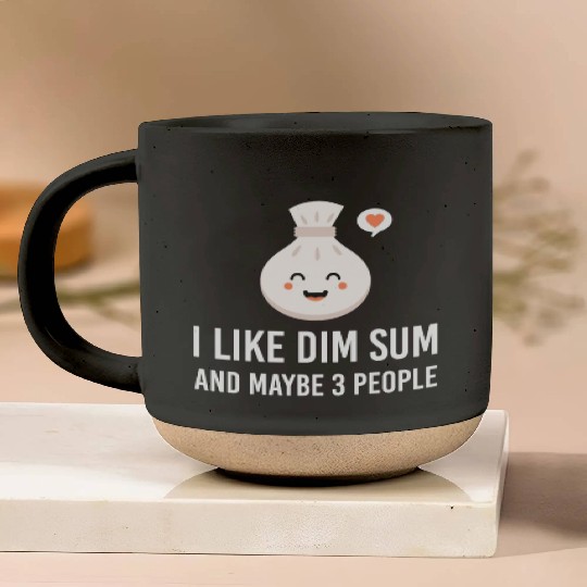 i like dim sum and maybe 3 people Yum Cha Dumpling Pottery Mugs